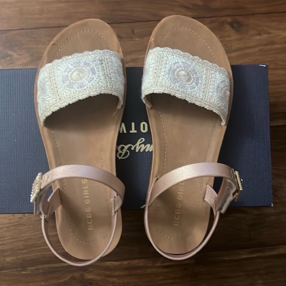 BCBG girls sandals